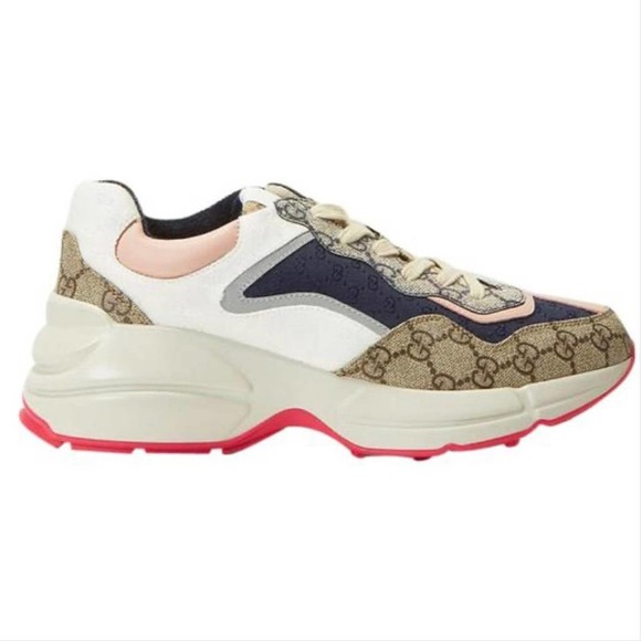 GUCCI Rhyton GG logo supreme sneakers - Picture 1 of 7